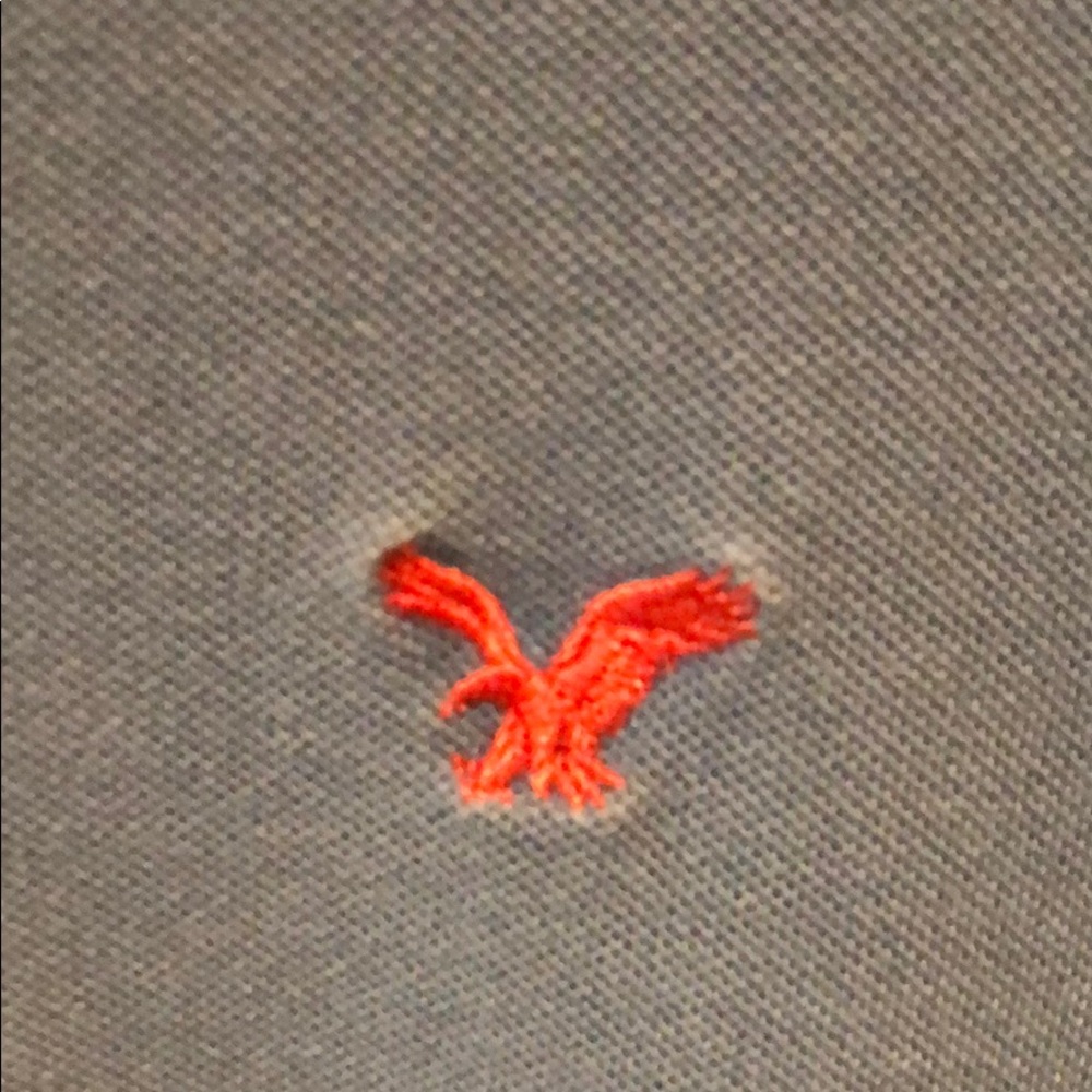 Men’s SS American Eagle Polo -Size Medium - Picture 2 of 3